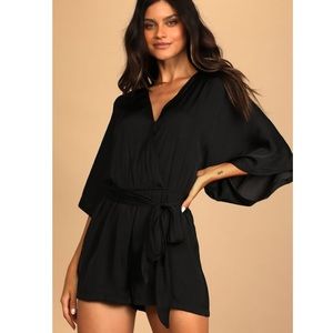 Ain’t It Grand Black Romper- XS